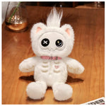 Kawaii Devil Skeleton Cat Plush Toy