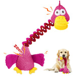 Interactive Puppy Toys Dog Toys for Aggressive Chewers Retractable Tug of War Dog Toy