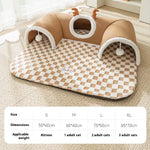 Hide-and-Seek Cat Tunnel Bed
