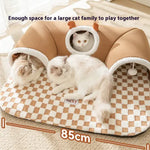 Hide-and-Seek Cat Tunnel Bed