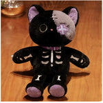 Kawaii Devil Skeleton Cat Plush Toy