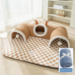Hide-and-Seek Cat Tunnel Bed